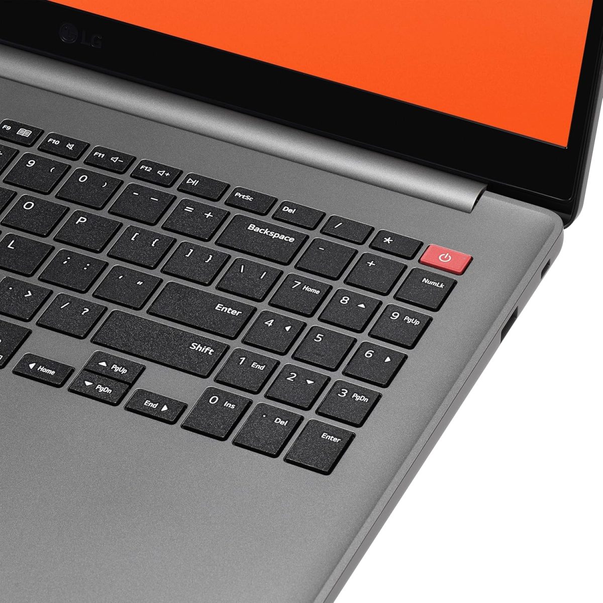 ⁦LG لابتوب جرام بوك خفيف الوزن 15 انش، معالج انتل كور i5-1334U، ويندوز 11 هوم، ذاكرة رام 8 جيجا، 256 جيجا اس اس دي - فضي تيتان⁩ - الصورة ⁦10⁩