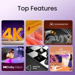 ⁦هايسينس تلفزيون ذكي 50 بوصة بدقة 4 كيه الترا اتش دي دي ال اي دي - سلسلة A6K⁩ - الصورة ⁦2⁩