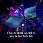 ⁦اسس لابتوب العاب روج ستريكس 15، شاشة 15.6 انش 300Hz 3ms FHD IPS، AMD رايزن 9 5900HX، 32GB DDR4 SDRAM، 1TB SSD، نفيديا جيفورس RTX 3080، كيبورد ميكانيكي بصري RGB لكل مفتاح، ويندوز 11 هوم⁩ - الصورة ⁦2⁩