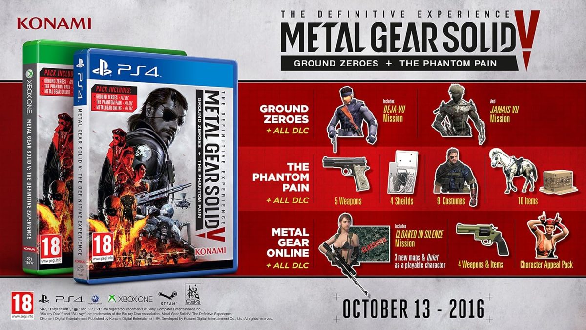 ⁦Konami Metal Gear Solid V Definitive Experience PS4 Game⁩ - الصورة ⁦3⁩