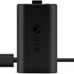 بطارية اكس بوكس قابلة للشحن + كابل يو اس بي- سي