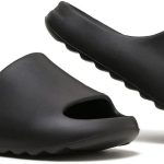 شبشب سلايدز كلاود للنساء والرجال، شبشب بنعل سميك مفتوح من الامام وغير قابل للانزلاق وسريع الجفاف وناعم وخفيف الوزن، صندل مفتوح عند الاصابع للاستخدام الداخلي والخارجي