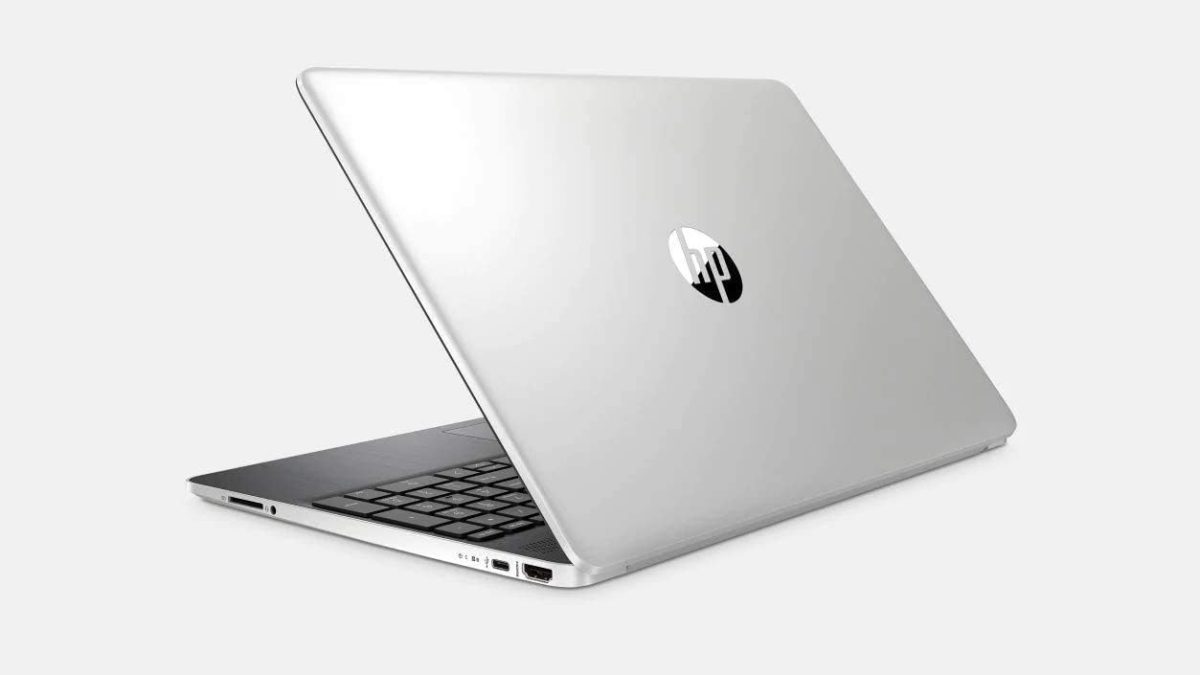 ⁦HP لابتوب فاخر بشاشة لمس HD 15.6 انش 2020 15.6 انش ومعالج انتل كور i5-1035G1 الجيل العاشر وذاكرة DDR4 سعة 16GB وSSD 512GB وUSB نوع C وHDMI وويندوز 10 - فضي⁩ - الصورة ⁦3⁩