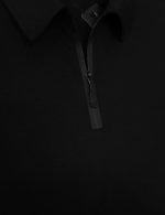 ⁦EYEBOGLER Men's Regular Fit Cotton Fabric Polo Collar Neck Zip Clouser T-shirt⁩ - الصورة ⁦3⁩