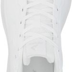 حذاء جري للنساء - حذاء رياضي خفيف الوزن من البولي يوريثين مع بطانة ايفا وجزء علوي متين من الجلد الصناعي بلون ابيض