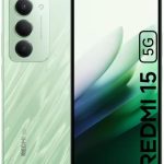 جوال ريدمي 15 5G ثنائي شرائح الاتصال بذاكرة رام 8 جيجابايت وذاكرة داخلية 256 جيجابايت - النسخة العالمية - اسود ميدنايت