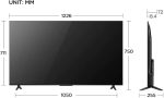 ⁦TCL تلفزيون جوجل 55 بوصة 4K LED HDR 10 UHD T، بدون حواف معدنية، جوجل تي في 55P69B ضمان لمدة عامين (موديل 2024 - نسخة الامارات العربية المتحدة)⁩ - الصورة ⁦2⁩