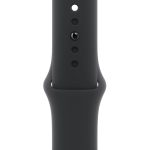 ابل سوار ساعة - سوار رياضي - 46 ملم - اسود - S/M