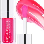 زيت ملمع شفاه مرطب من واي اتش ار واي، ملمع مرطب، بلسم ملون شفاف، مغذي يدوم طويلا وغير لاصق (كرزي)