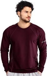 EYEBOGLER Mens Dry Fit Round Neck Full Sleeve Casual Tshirt (Pack of 2)