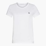 Calvin Klein Women's CK EMBROIDERY SLIM TEE S/S Knit Top