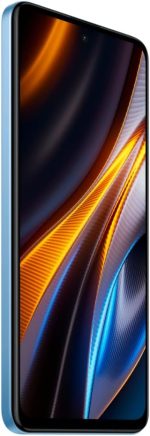 ⁦شاومي جوال بوكو X4 GT ثنائي شرائح الاتصال بذاكرة روم 128GB وذاكرة RAM 8GB (جي اس ام فقط | بدون سي دي ام ايه) هاتف ذكي 5G مفتوح من المصنع (ازرق) - اصدار عالمي⁩ - الصورة ⁦4⁩