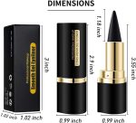 ⁦Kaely 2Pcs Black Brown Gel Eyeliner Pencil, Natural Black Eyeliner Cream for Women, Eye Liner Waterproof Smudge Proof, Smoky Eyeshadow Stick Makeup⁩ - الصورة ⁦6⁩