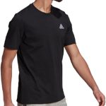 اديداس تيشيرت اسنشيالز مطرز بشعار صغير للرجال