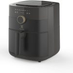 الكترولوكس مقلاة هوائية سعة 5 لتر مع مؤقت وتحكم في درجة الحرارة للقلي بدون زيت والتحميص والشواء والخبز، تقنية الهواء الساخن السريع، سلة قابلة للفصل امنة للاستخدام في غسالة الصحون لسهولة التنظيف،