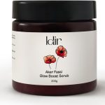 مقشر للجسم والوجه من ايدير اكر فاسي | بزيت الارجان العطري وزيت اللوز الحلو | بشرة باهتة - تركيبة تفتيح - مقشر عميق غني بفيتامين E ومضادات الأكسدة