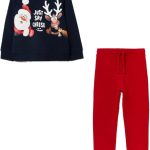 OVS طقم ركض للاولاد بطباعة كريسماس