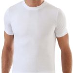 تيشيرت داخلي قطن ابيض برقبة دائرية للرجال من ارما (عبوة من 3 قطع) صنع في تركيا