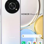 اونر هاتف ذكي ماجيك 4 لايت 5G 6 + 128 جيجابايت اندرويد 11 مع كاميرا 48 ميجابيكسل، شاشة 6.8 انش 120 هرتز LCD، سناب دراجون 695، شحن سريع 66 واط مع بطارية 4800mAh (ضمان عامين، فضي تيتانيوم