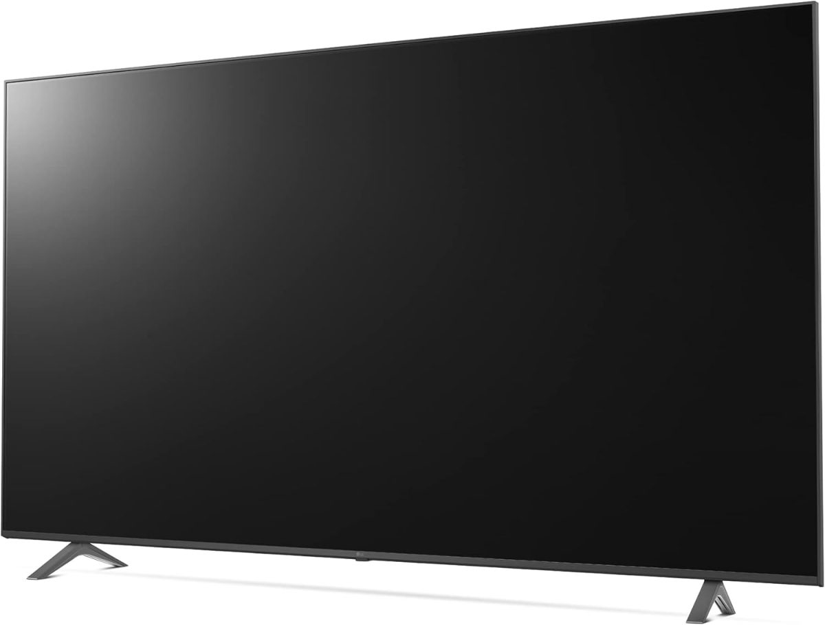 ⁦LG تلفزيون الترا اتش دي 4 كيه 55 بوصة سلسلة UQ8000، تصميم شاشة سينما 4 كيه اكتيف HDR ويب او اس سمارت بتقنية الذكاء الاصطناعي ثينكيو ضمان لمدة عام، اسود، 55UQ80006LD-AMRG⁩ - الصورة ⁦4⁩