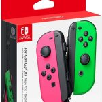 زوج من ادوات التحكم جوي كون باللون الاخضر/الوردي (نينتندو سويتش)