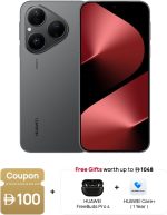 ⁦هواوي جوال بورا 80 الذكي 12GB+256GB، زجاج مصنفر وتصميم حافة مسطحة، كاميرا الترا كروما XMAGE، خاصية الغاء الضوضاء بالذكاء الاصطناعي، بطارية كبيرة 5170 مللي امبير في الساعة وشحن مزدوج هواوي سوبرتشارج⁩ - الصورة ⁦2⁩