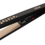 جهاز تمليس الشعر المستوي بالكيراتين جلو VHSH-20 من فيغا (لون أسود)