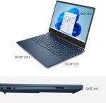 ⁦HP لابتوب العاب فيكتوس 15 2023 بشاشة 15.6 انش FHD 144Hz جيل 13 كور i5-13420H 16GB 1TB انفيديا جيفورس RTX 3050 6GB بطاقة رسومات خلفية مفتاح انجليزي ويندوز 11 ازرق مع كاميرا اكشن رياضية مجانية (مطورة)⁩ - الصورة ⁦3⁩