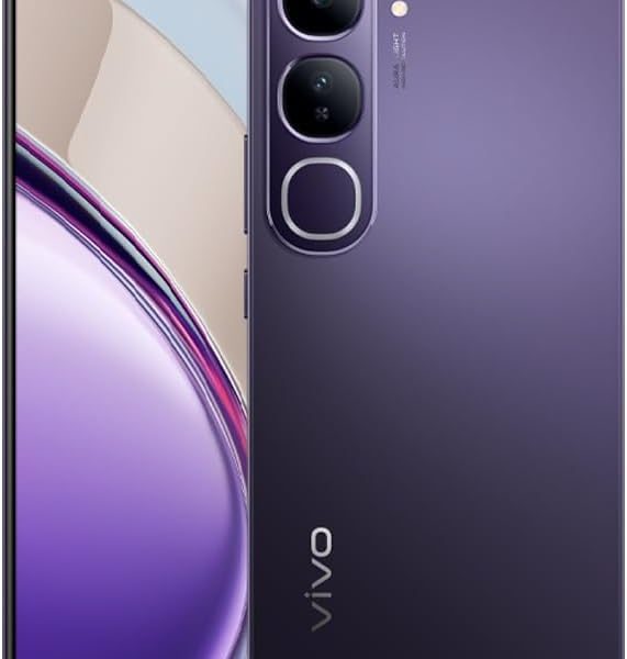 فيفو V40 لايت 5G (اسود ديناميكي، ذاكرة RAM 12GB، 512GB) | شاشة AMOLED 120Hz | كاميرا سيلفي 32MP | بطارية 5000Ah | IP64 - اصدار الشرق الاوسط