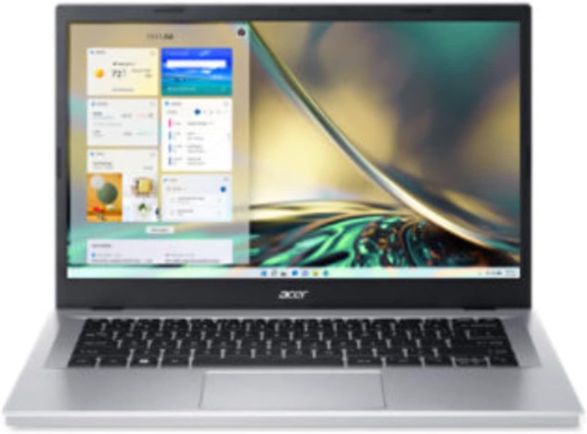 ⁦ايسر لاب توب اسباير 3 14 A314-36P | شاشة 14 انش 1920x1080 FHD | كور i3 - N305-128GB SSD - 8GB RAM | 8 كور @ 3.80GHz ويندوز 11 هوم اسود⁩ - الصورة ⁦5⁩