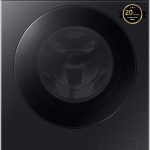 سامسونج غسالة تحميل امامي 25 باوند، اسود، مع ايكو بابل، غسيل بالذكاء الاصطناعي، باب فتح تلقائي، WW11BB944DGB/GU، ضمان 20 عام على محرك عاكس رقمي