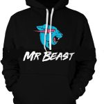 xiangzhai 3D Mr Beast Lightning Cat Hoodies for Women and Men