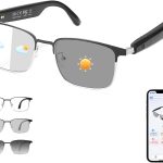 نظارات شمسية ذكية مفتوحة الاذن من تولبيز، ترجمة نظارات بالذكاء الاصطناعي، عدسات متغيرة اللون، نظارات شمسية مستقطبة بلوتوث، مساعد صوتي