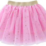 تنورة توتو من التول اللامع للفتيات الصغيرات مع ترتر ونجوم وقمر وشمس