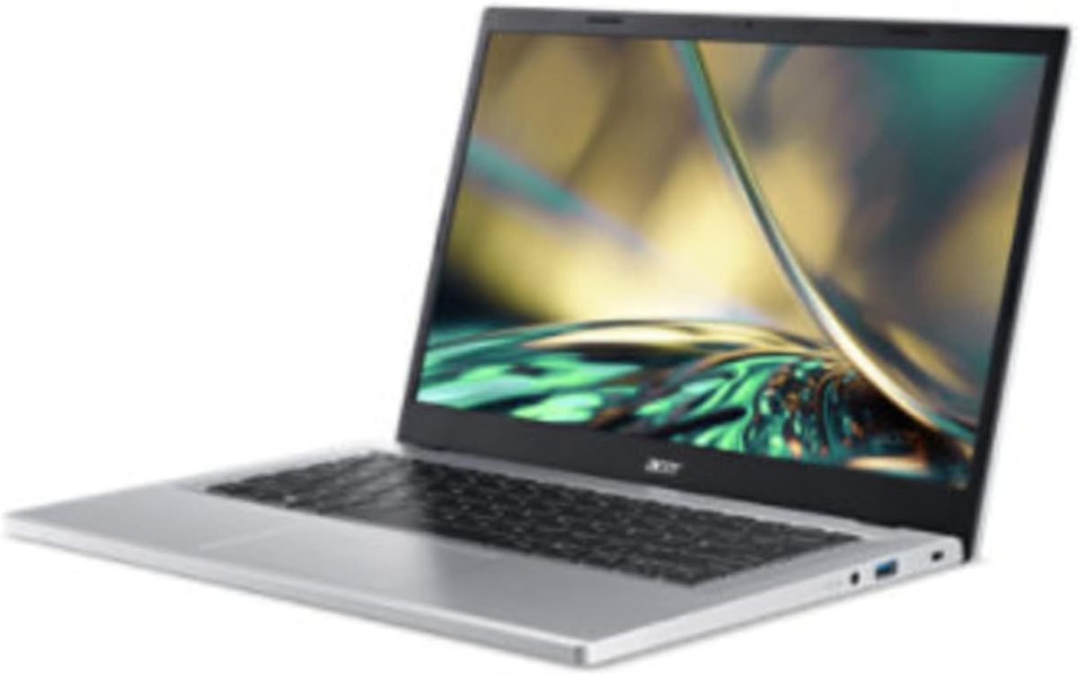 ⁦ايسر لاب توب اسباير 3 14 A314-36P | شاشة 14 انش 1920x1080 FHD | كور i3 - N305-128GB SSD - 8GB RAM | 8 كور @ 3.80GHz ويندوز 11 هوم اسود⁩ - الصورة ⁦8⁩