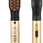 مشط فرد الشعر واللحية الايوني 2 في 1 من شوكاه® - فرشاة هواء ساخن عالية الطاقة مع تسخين سريع، تقنية مضادة للحروق، جهد مزدوج، للرجال والنساء