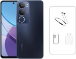 واي 19 اس برو بالذكاء الاصطناعي اسود لامع 6+6GB RAM، 128GB) | كاميرا 50MP | شاشة 6.68 HD+ | تصنيف IP64 اس جي اس العسكري | مكبرات صوت مزدوجة | شاحن 44 واط مع شريط للرقبة - اصدار الشرق الاوسط