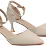 حذاء بكعب عالي للنساء من اس دي فيلانو - كعب رفيع انيق للنساء، كعب مريح للحفلات مع نعل داخلي مبطن، حذاء انيق بكعب عالي لحفلات الزفاف والمناسبات المسائية وملابس المكتب