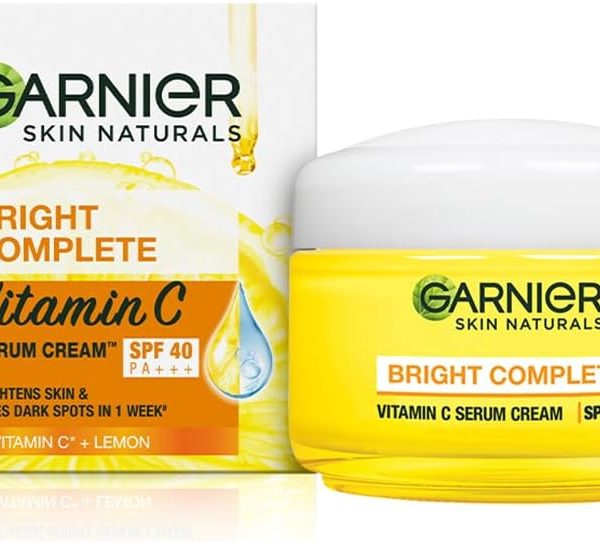 Garnier Bright Complete VITAMIN C SPF40/PA+++ Serum Cream, 45 grams