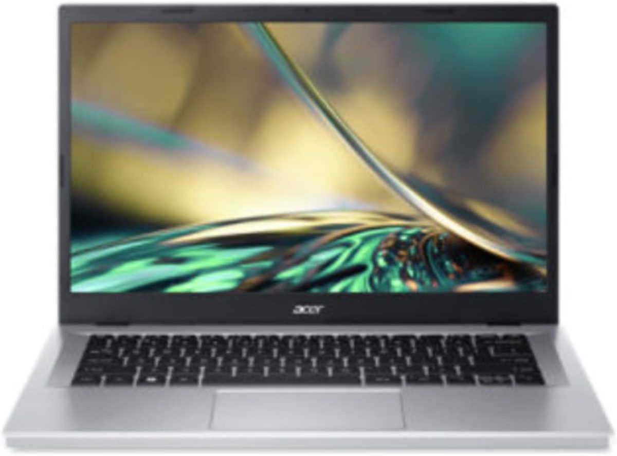 ⁦ايسر لاب توب اسباير 3 14 A314-36P | شاشة 14 انش 1920x1080 FHD | كور i3 - N305-128GB SSD - 8GB RAM | 8 كور @ 3.80GHz ويندوز 11 هوم اسود⁩ - الصورة ⁦2⁩