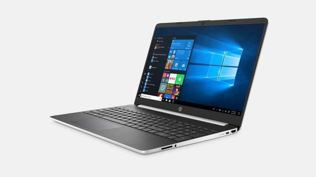 HP لابتوب فاخر بشاشة لمس HD 15.6 انش 2020 15.6 انش ومعالج انتل كور i5-1035G1 الجيل العاشر وذاكرة DDR4 سعة 16GB وSSD 512GB وUSB نوع C وHDMI وويندوز 10 - فضي