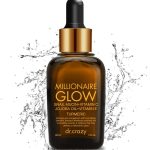 مصل فيتامين سي النقي من دكتور كريزي مليونير جلو، للعناية بالبقع الداكنة، موسين الحلزوني، النياسيناميد، مضاد للشيخوخة، تون، توهج واصلاح، سيروم فيتامين سي للوجه، 30 مل