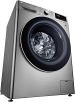 ⁦LG غسالة تجفيف بتحميل امامي 10 كجم و7 كجم تجفيف 1400 دورة في الدقيقة، فضي - F4V5Rgp2T 'ضمان لمدة عام واحد على الاقل'⁩ - الصورة ⁦4⁩