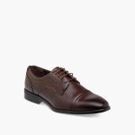 ⁦LBL By Shoexpress 230617-6 Men Solid Lace-Up Derby Shoes⁩ - الصورة ⁦3⁩
