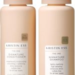 كريستن اس مجموعة شامبو وبلسم مرطب لصالونات التجميل من هير سيجنتشر للحصول على نعومة ولمعان | افوكادو + زيت الخروع | تنقيح خفيف | تجديد لمعان للشعر الجاف التالف | خالي من الكبريتات + امن على اللون
