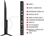 ⁦TCL تلفزيون جوجل 55 بوصة 4K LED HDR 10 UHD T، بدون حواف معدنية، جوجل تي في 55P69B ضمان لمدة عامين (موديل 2024 - نسخة الامارات العربية المتحدة)⁩ - الصورة ⁦8⁩