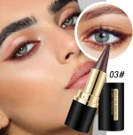 ⁦Kaely 2Pcs Black Brown Gel Eyeliner Pencil, Natural Black Eyeliner Cream for Women, Eye Liner Waterproof Smudge Proof, Smoky Eyeshadow Stick Makeup⁩ - الصورة ⁦3⁩