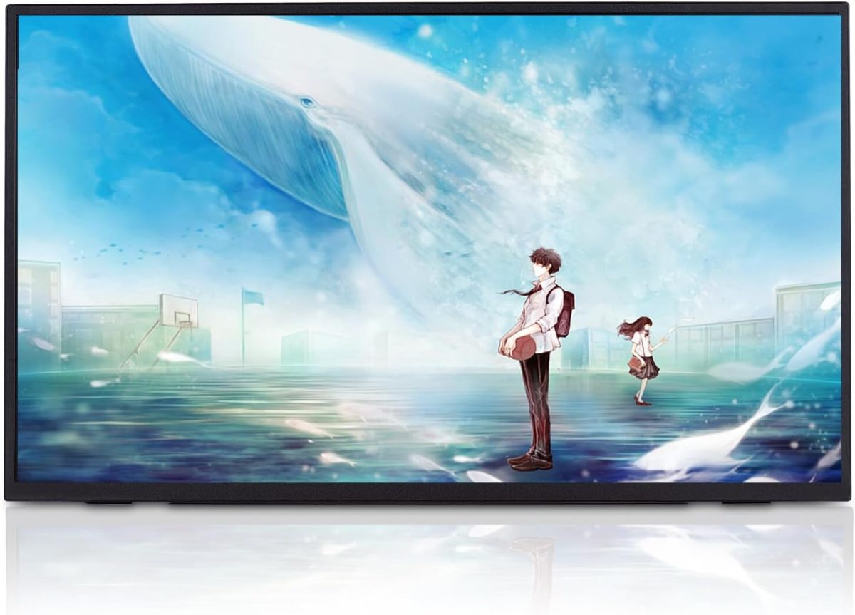 ايروفامي مكتب العاب كمبيوتر محمول 18.5 انش FHD 100Hz للابتوب وسيرفيس والكمبيوتر وبلاي ستيشن 4/5 مع حامل