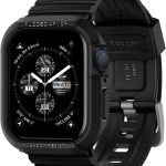 غطاء حماية صلب للساعة الذكية من أبل 40 ملم من سبيجين، مع سوار للسلسلة 5 / السلسلة 4