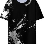 GORGLITTER Men's Letter Graphic Crewneck Short Sleeve Casual Tee Shirt Top